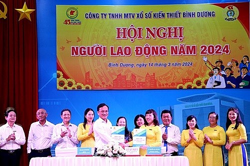 Công ty TNHH MTV Xổ số kiến thiết Bình Dương: Hội nghị NGƯỜI LAO ĐỘNG năm 2024