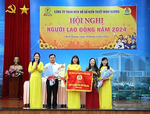 Công ty TNHH MTV Xổ số kiến thiết Bình Dương: Hội nghị NGƯỜI LAO ĐỘNG năm 2024