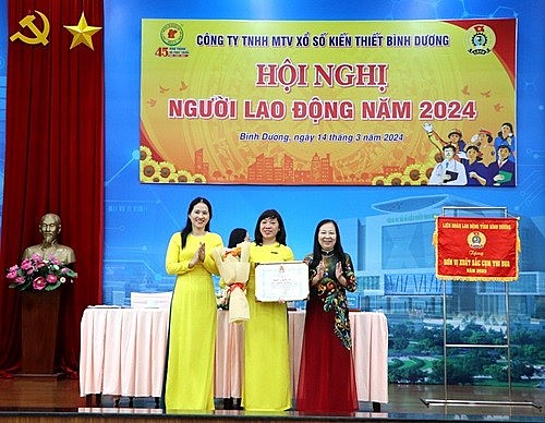 Công ty TNHH MTV Xổ số kiến thiết Bình Dương: Hội nghị NGƯỜI LAO ĐỘNG năm 2024