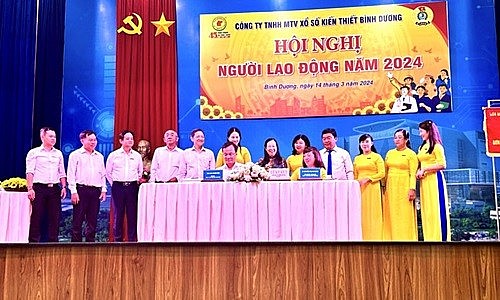 Công ty TNHH MTV Xổ số kiến thiết Bình Dương: Hội nghị NGƯỜI LAO ĐỘNG năm 2024