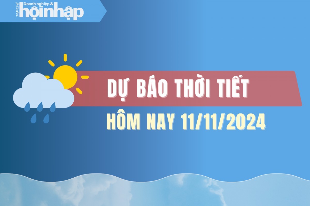 Thời tiết hôm nay 11/11: Diễn biến cơn bão số 7 và thời tiết cả nước hôm nay