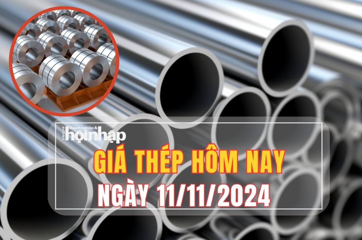 Giá thép hôm nay 11/11: Thép trong nước duy trì quanh mức 14.000 đồng/kg, giá quặng sắt giảm