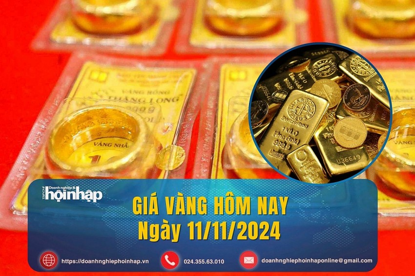 Giá vàng hôm nay 11/11: Vàng thế giới lao dốc, vàng 9999 từ 83 triệu