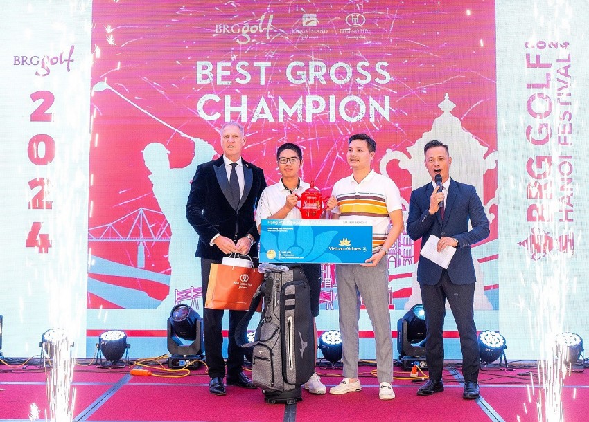 Gôn thủ Lê Minh Nghĩa đạt Best gross giải BRG Golf Hanoi Festival 2024