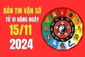 Tử vi - Vận số ngày 15/11/2024: Ngọ, Mão, Hợi, Mùi tiền bạc rủng rỉnh, quý nhân phù trợ, công việc hiệu quả và có nhiều điểm sáng