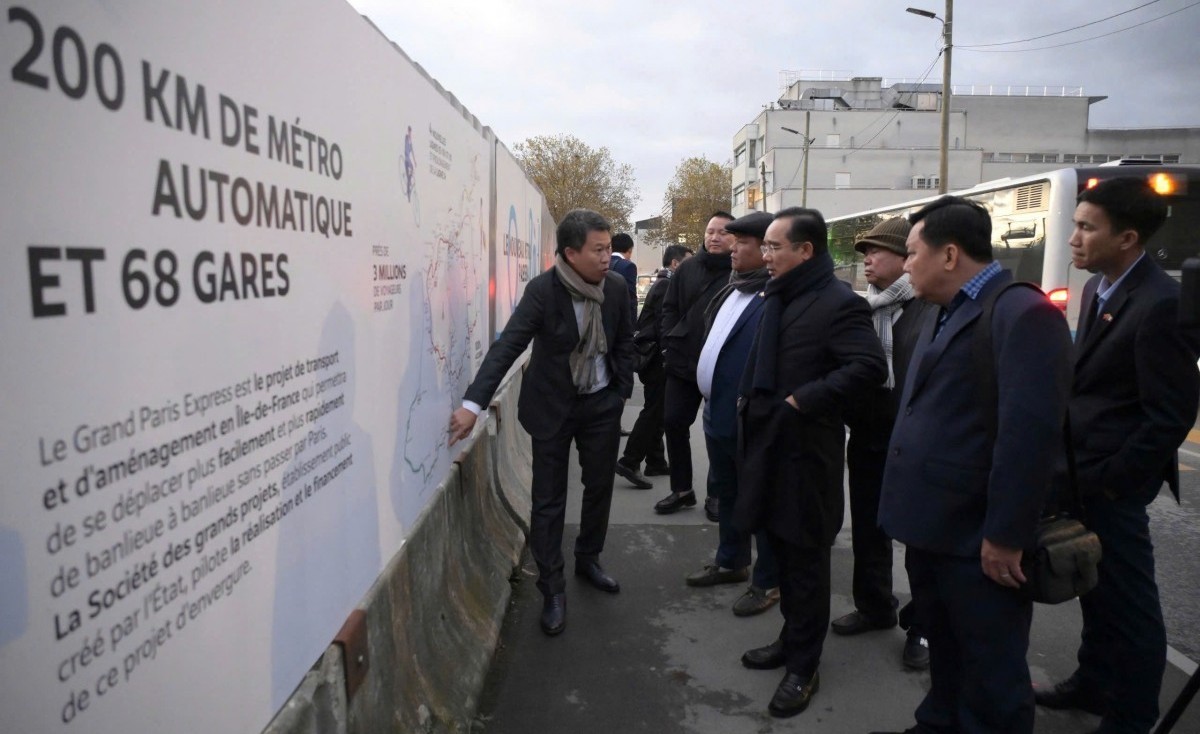 Long An làm việc với Tập đoàn xây dựng Soletanche Freyssinet (Pháp)