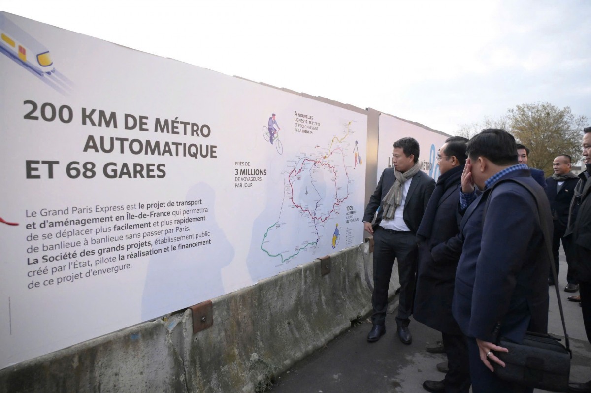 Khảo sát dự án Metro Grand Paris