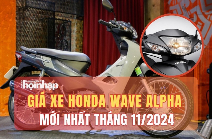 Giá xe máy Honda Wave Alpha mới nhất tháng 11/2024, giá xe Wave Alpha từ 17 triệu đồng