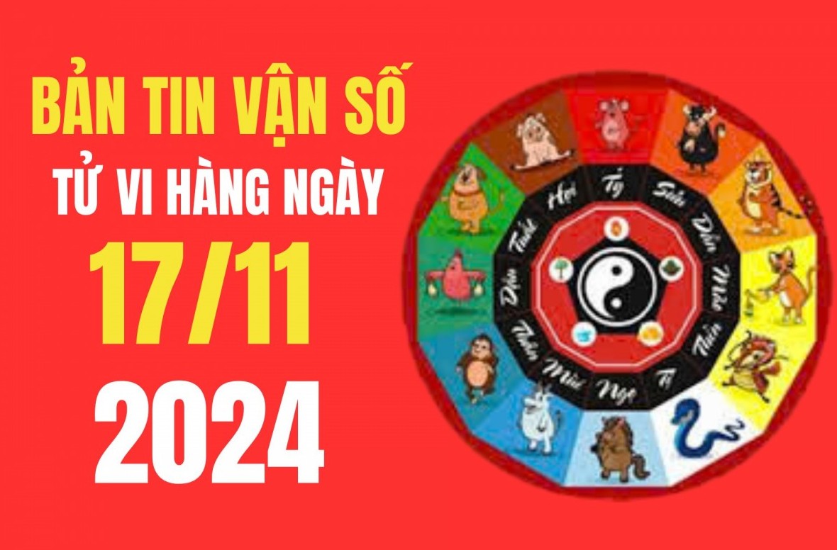 Tử vi - Vận số ngày 17/11/2024: Thìn, Tỵ, Sửu, Dậu được Thần Tài gõ cửa, nhiều tài lộc và may mắn, mọi việc hanh thông