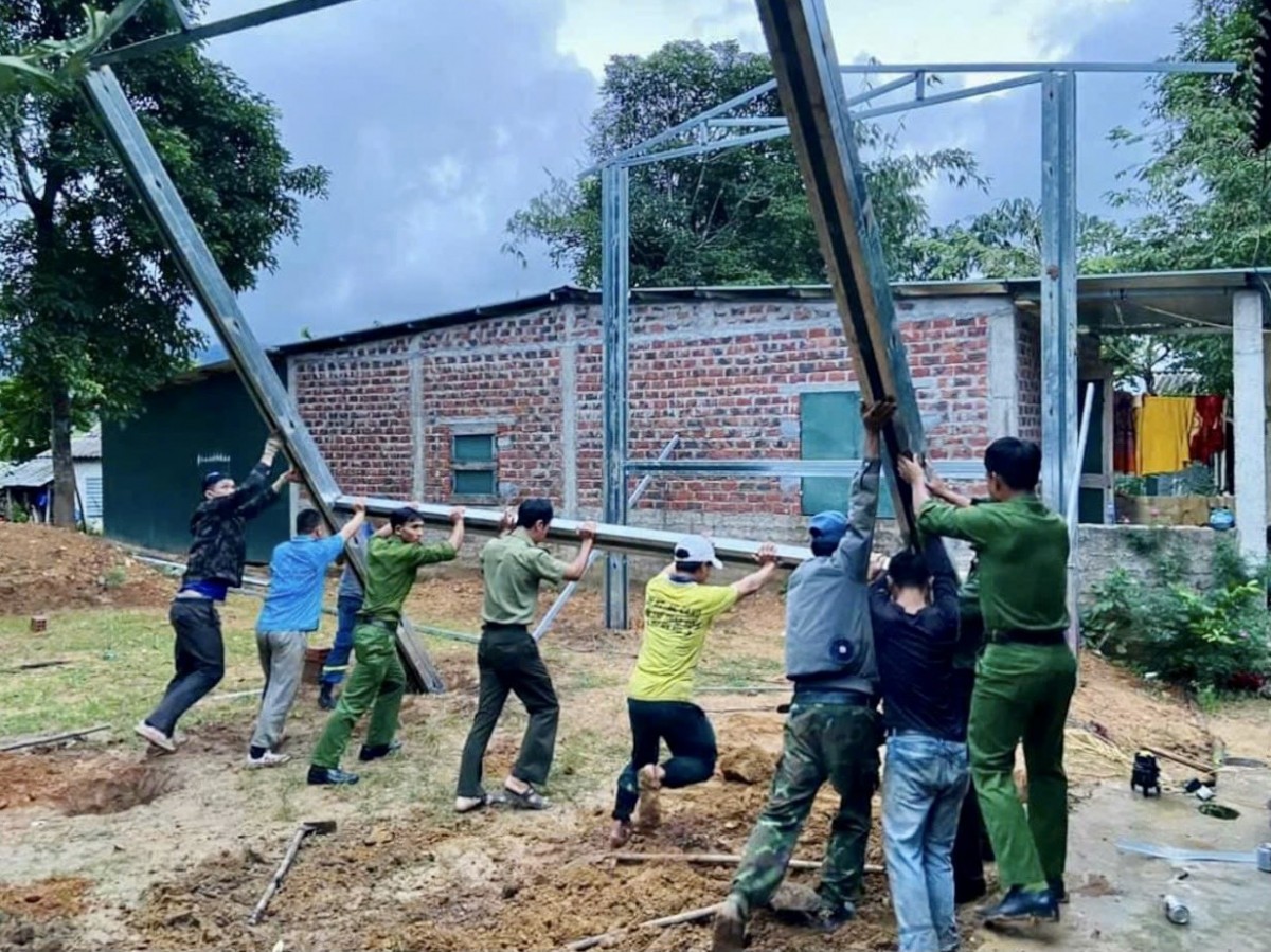 Công an Quảng Trị chung tay xây dựng nhà ở cho người nghèo