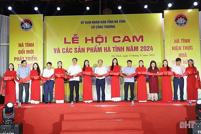 Khai mạc Lễ hội Cam và các sản phẩm Hà Tĩnh năm 2024