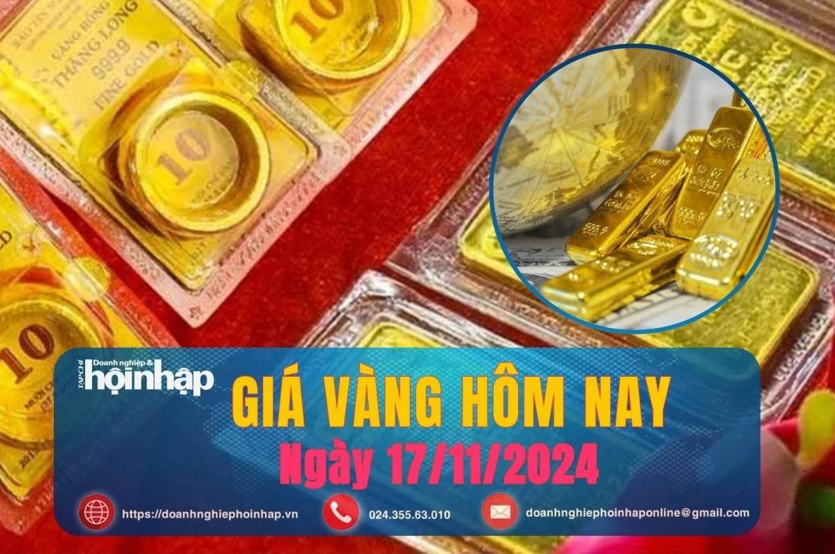 Giá vàng hôm nay 17/11: Vàng thế giới chốt tuần giảm nhẹ, vàng nhẫn 9999 tăng mạnh 900 nghìn đồng