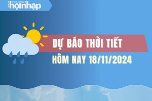 Thời tiết hôm nay 18/11: Miền Bắc giảm nhiệt, miền Trung mưa dông do không khí lạnh