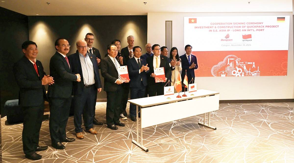 Tập đoàn QuickPack đầu tư nhà máy 30 triệu EUR vào khu công nghiệp Đông Nam Á Long An