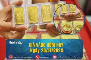 Giá vàng hôm nay 20/11: Vàng nhẫn 9999 vượt mức 84 triệu đồng