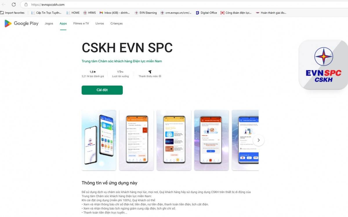 EVNSPC đưa ra cảnh báo thủ đoạn mới giả mạo ứng dụng CSKH, lừa đảo khách hàng