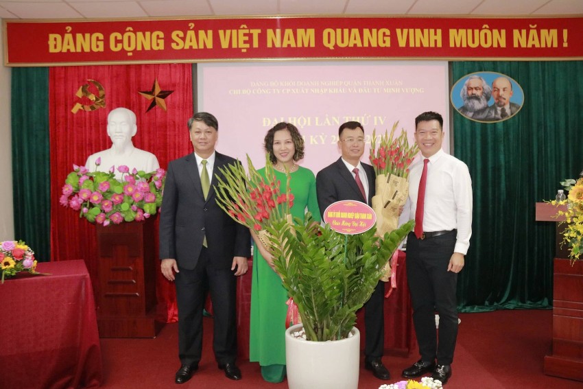 Hà Nội: Đại hội điểm tại các chi bộ trực thuộc Đảng bộ Khối Doanh nghiệp quận Thanh Xuân