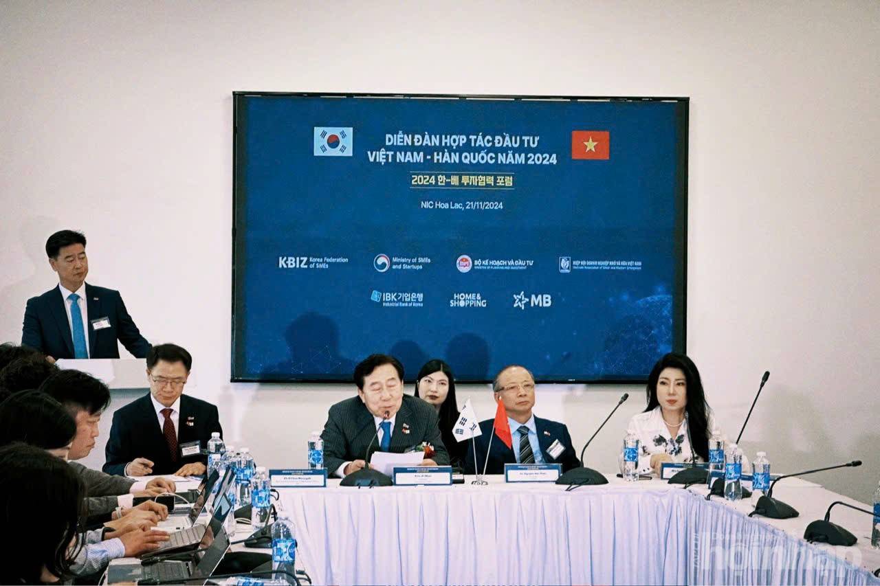Diễn đàn Hợp tác Đầu tư Việt Nam - Hàn Quốc 2024: Đẩy mạnh hợp tác bền vững