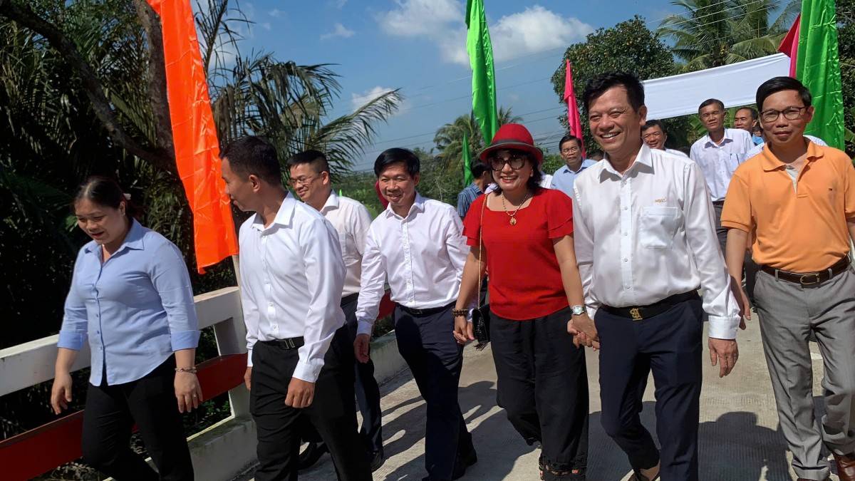 HREC: Khánh thành 2 cầu dân sinh ở Vĩnh Long và Bến Tre trị giá trên 02 tỷ đồng