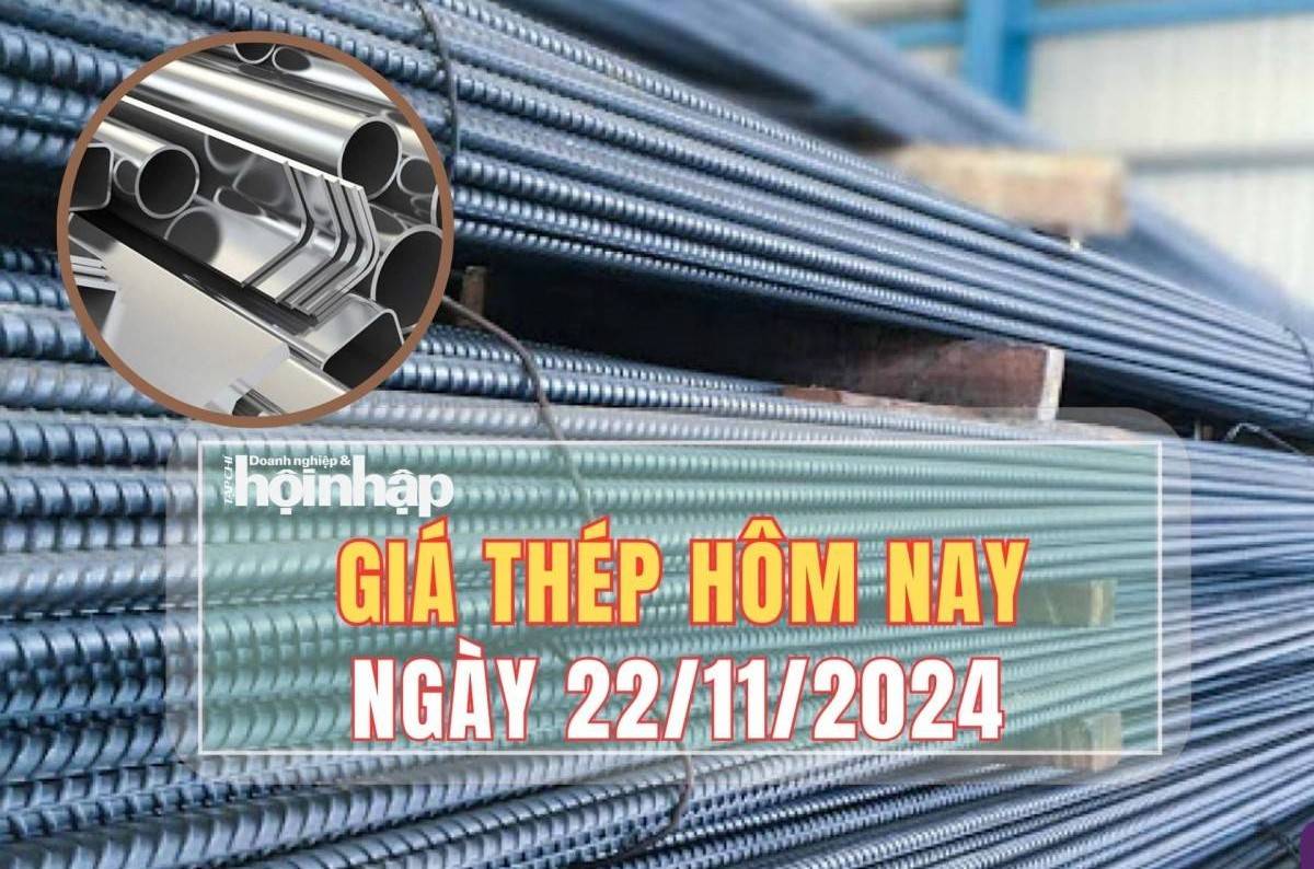 Giá thép hôm nay 22/11: Thép trên sàn giao dịch tăng nhẹ, quặng sắt neo gần mốc 102 USD