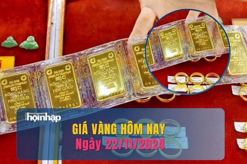 Giá vàng hôm nay 22/11: Vàng thế giới ''leo thang'', vàng nhẫn 9999 tiến sát 86 triệu đồng/lượng