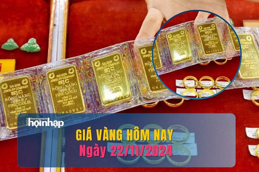 Giá vàng hôm nay 22/11: Vàng thế giới leo thang, vàng nhẫn 9999 tăng dựng đứng gần 86 triệu