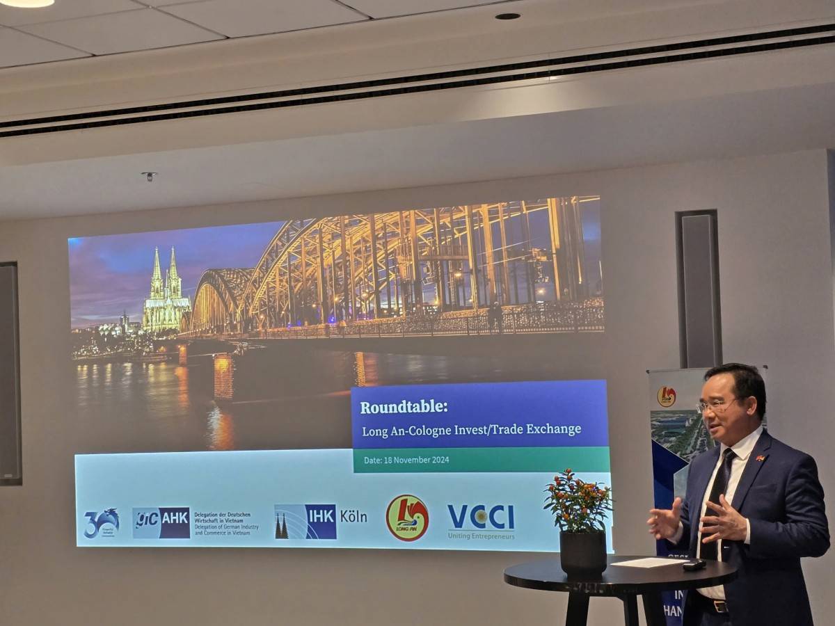 Bí thư Tỉnh ủy Long An cam kết tạo điều kiện tối đa cho nhà đầu tư châu Âu đến đầu tư tại Long An