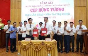 Supe Lâm Thao trở thành nhà tài trợ chính của Giải Bóng chuyền Cúp Hùng Vương giai đoạn 2025 - 2030