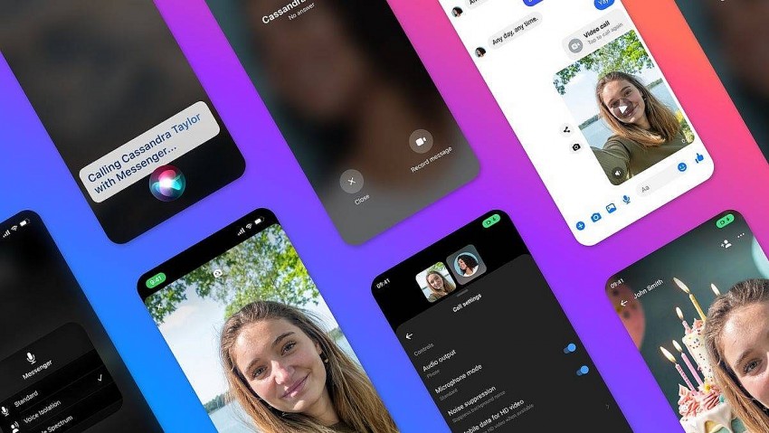 Messenger ra mắt tính năng video HD và phông nền AI sáng tạo