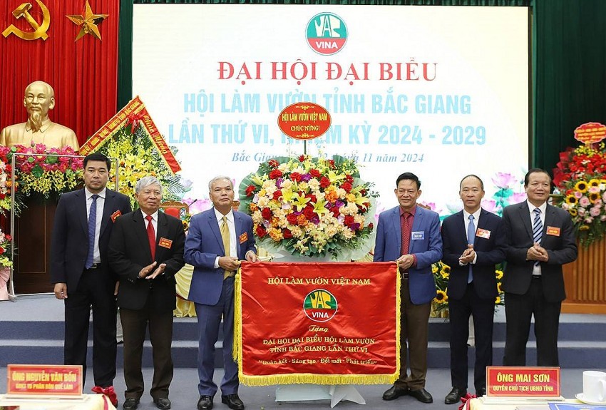 Ông Đỗ Xuân Bình tái cử chức vụ Chủ tịch Hội làm vườn tỉnh Bắc Giang khóa VII, nhiệm kỳ 2024 - 2029