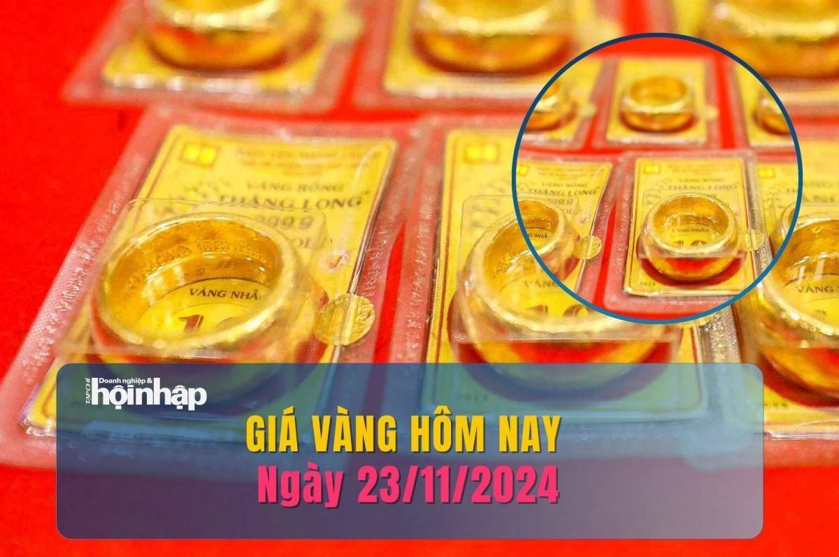 Giá vàng hôm nay 23/11: Vàng thế giới tăng "dữ dội", nhẫn trơn tăng gần 87 triệu đồng/lượng