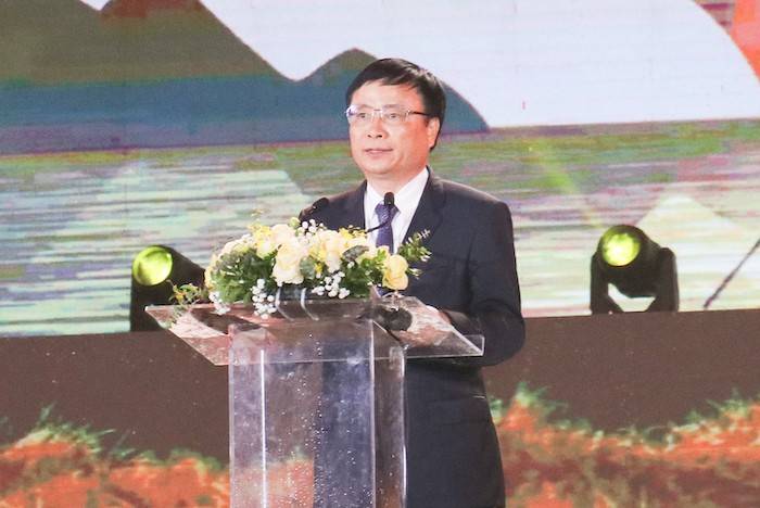 Ông Bùi Đình Long - Phó Chủ tịch UBND tỉnh Nghệ An phát biểu tại Lễ kỷ niệm