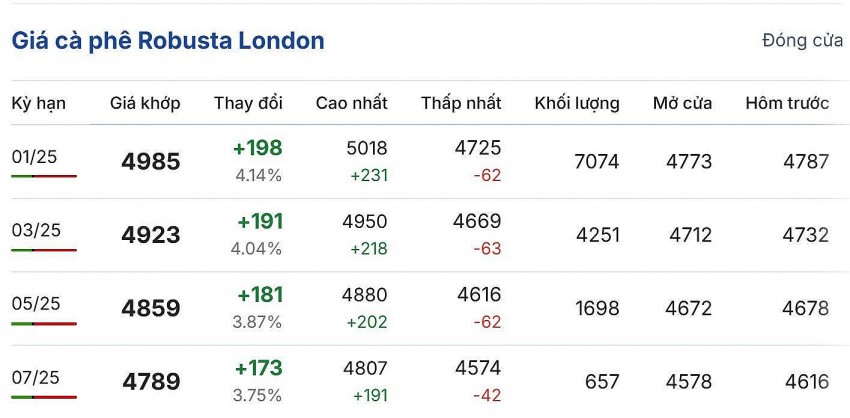Cập nhật: 25/11/2024 lúc 06:50:01 (delay 10 phút).