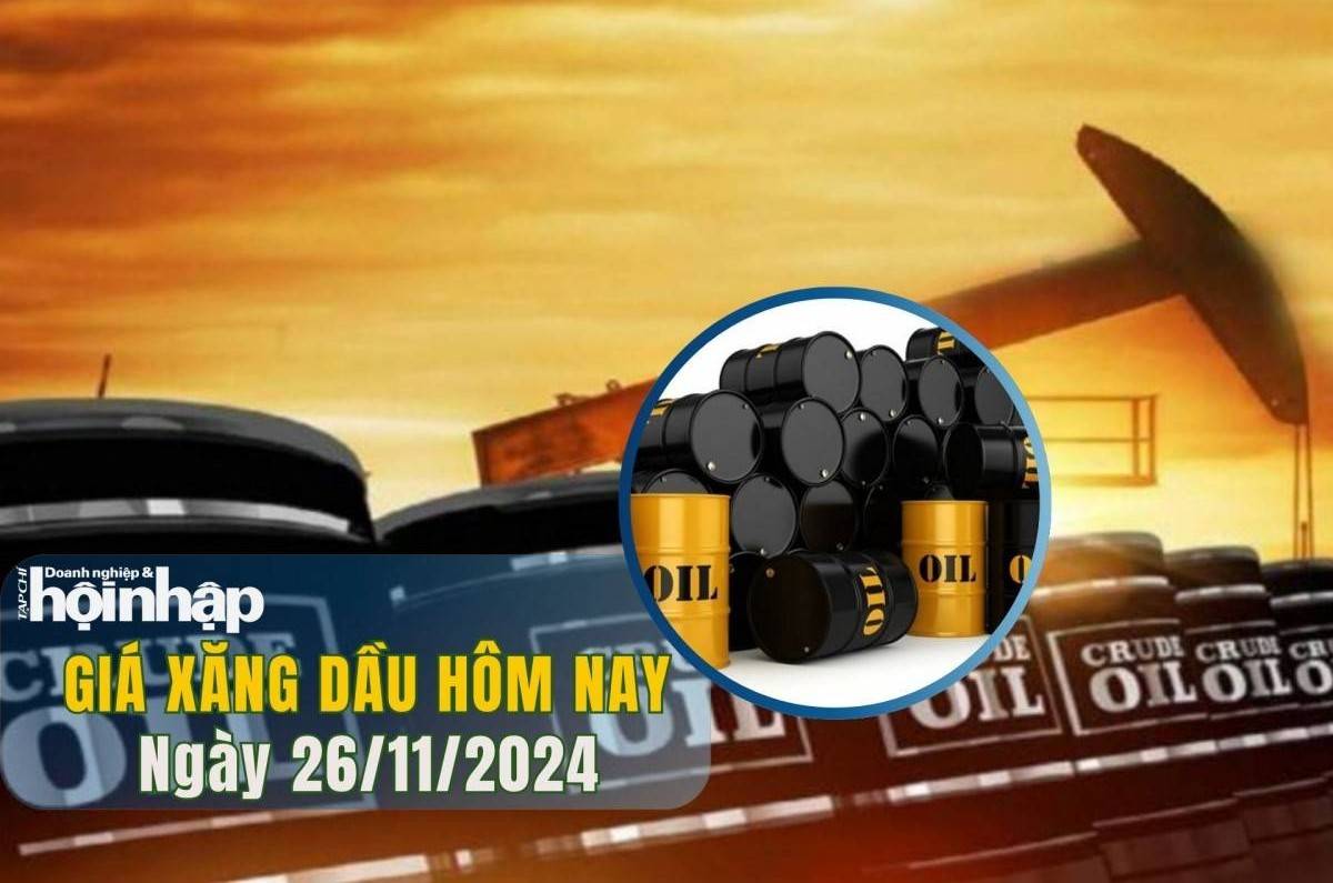 Giá xăng dầu hôm nay 26/11: Giá dầu thế giới giảm mạnh