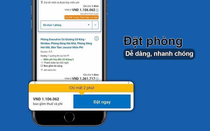 ứng dụng đặt phòng Booking.com 