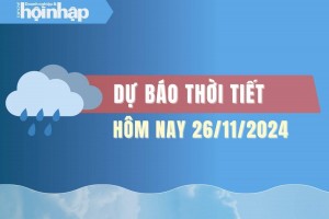 Thời tiết hôm nay 26/11: Hà Nội và miền Bắc hôm nay trời mưa rét