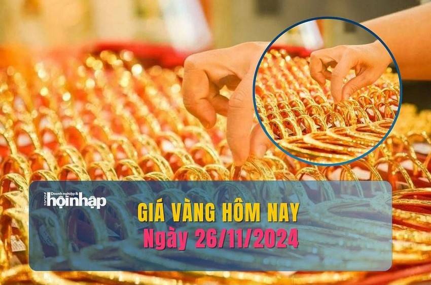 Giá vàng hôm nay 26/11: Vàng giảm mạnh, vàng miếng SJC "bốc hơi" 1,8 triệu đồng