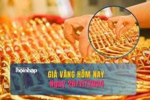 Giá vàng hôm nay 26/11: Vàng giảm mạnh, vàng miếng SJC "bốc hơi" 1,8 triệu đồng