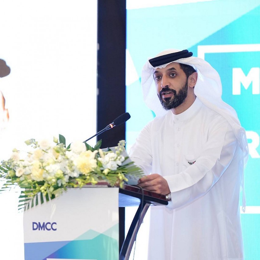 Ông Ahmed Bin Sulayem - Chủ tịch kiêm Giám đốc điều hành của Dubai Multi Commodities Centre (DMCC) phát biểu tại Hội thảo. Nguồn: DMCC. Ông Ahmed Bin Sulayem - Chủ tịch kiêm Giám đốc điều hành của Dubai Multi Commodities Centre (DMCC) phát biểu tại Hội thảo. Nguồn: DMCC.