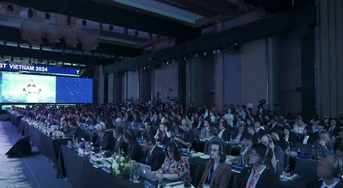 Ảnh toàn cảnh Khai mạc Ngày hội khởi nghiệp sáng tạo Việt Nam 2024 (Techfest Việt Nam 2024)