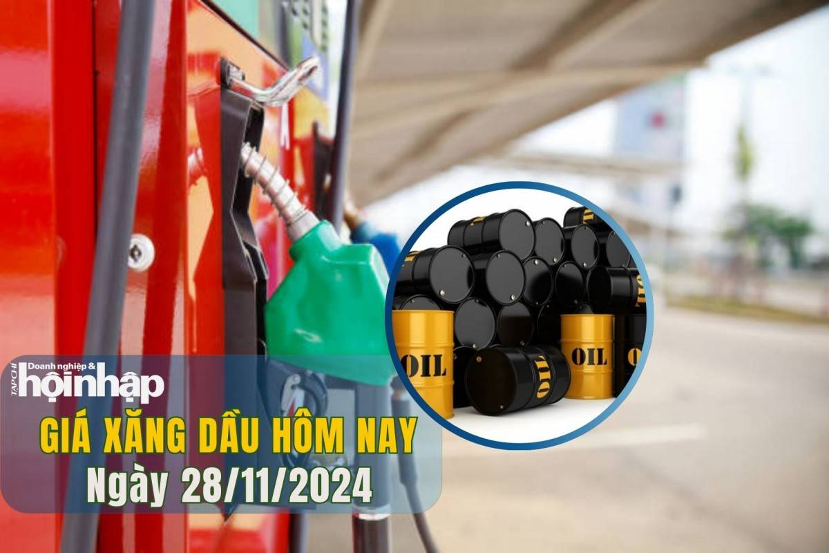 Giá xăng dầu hôm nay 28/11: