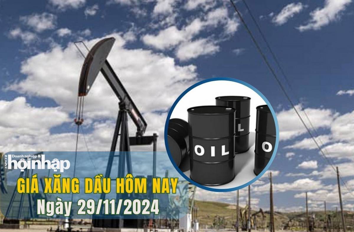 Giá xăng dầu hôm nay 29/11: Dầu WTI và Brent đồng loạt tăng