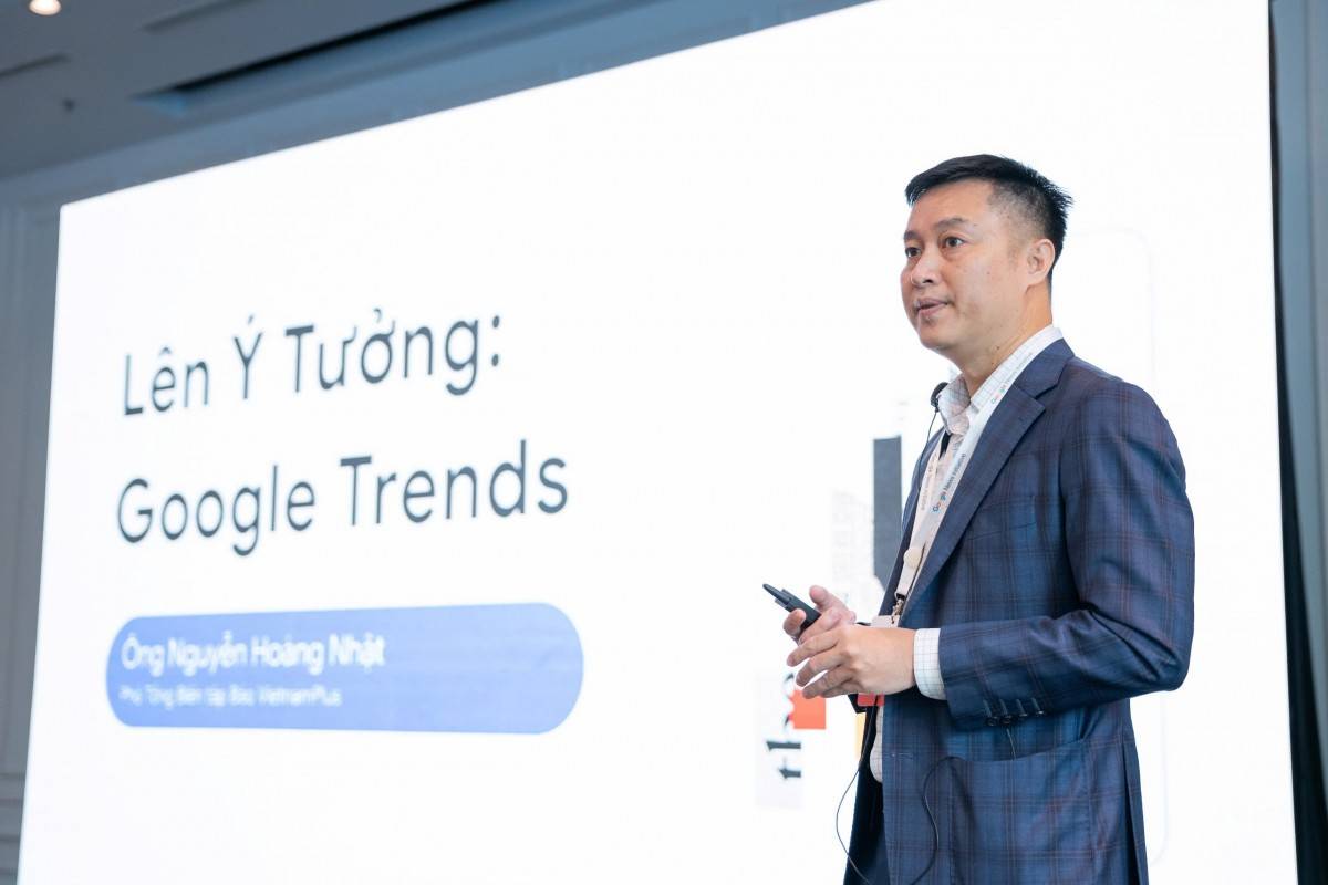 Nhà báo Nguyễn Hoàng Nhật - Phó Tổng biên tập báo Vietnamplus