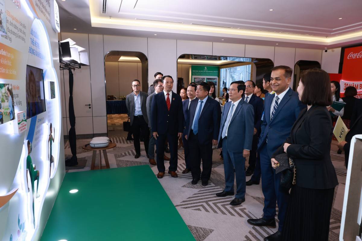 Khu vực trải nghiệm tham quan nông trại NESCAFÉ Plan và nhà máy chế biến cà phê Nestlé Trị An bằng công nghệ thực tế ảo(1)