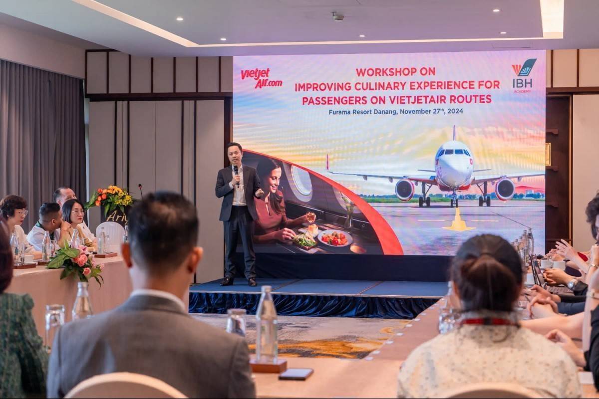 Nâng cao trải nghiệm ẩm thực trên các tuyến bay Vietjetair