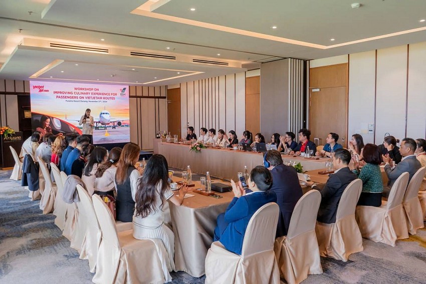 Nâng cao trải nghiệm ẩm thực trên các tuyến bay Vietjetair