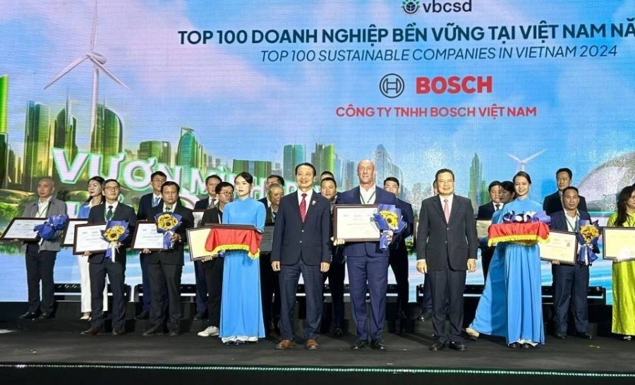 Bosch Việt Nam được công nhận là một trong 100 doanh nghiệp sản xuất bền vững tại Chương trình CSI 2024