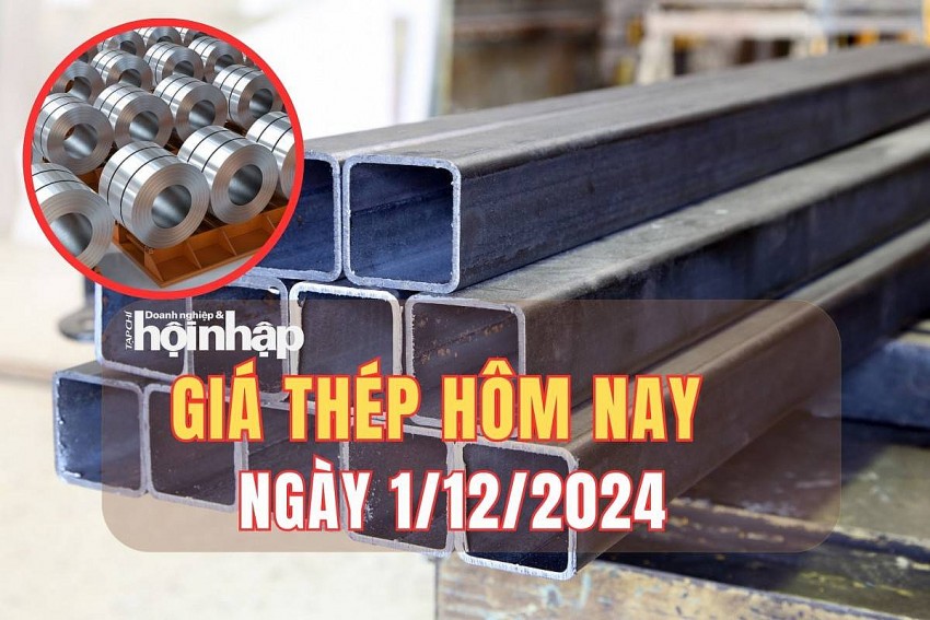 Giá thép hôm nay 1/12/2024: Cuối tuần, thép trên sàn giao dịch tăng mạnh, thép nội địa không biến động