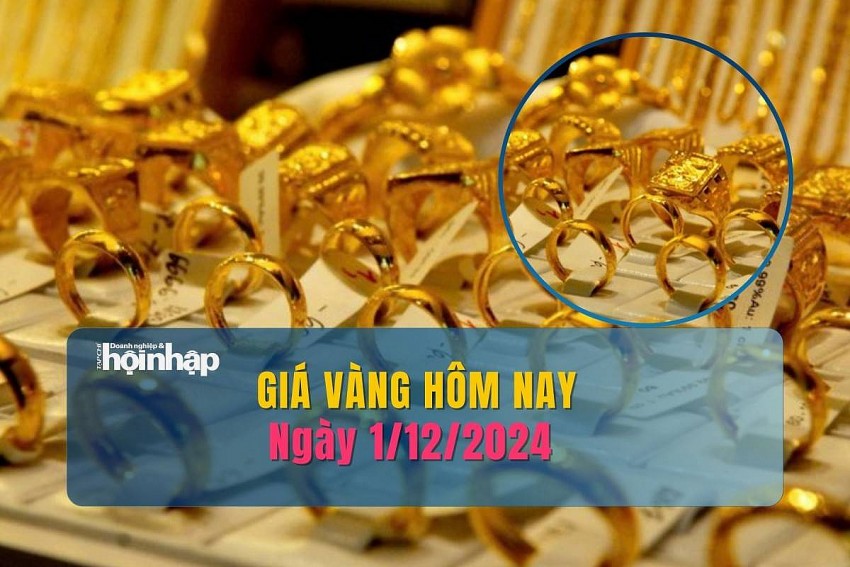 Giá vàng hôm nay 1/12: Chốt tuần, vàng thế giới 