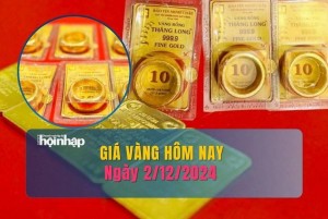 Giá vàng hôm nay 2/12: Vàng nhẫn tròn trơn bán ra trên 84 triệu đồng/lượng